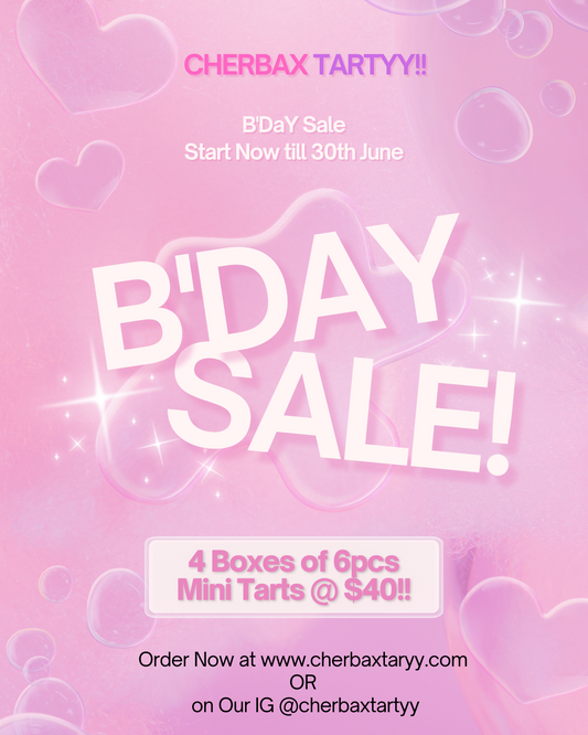 B'DAY SALE PROMO!!