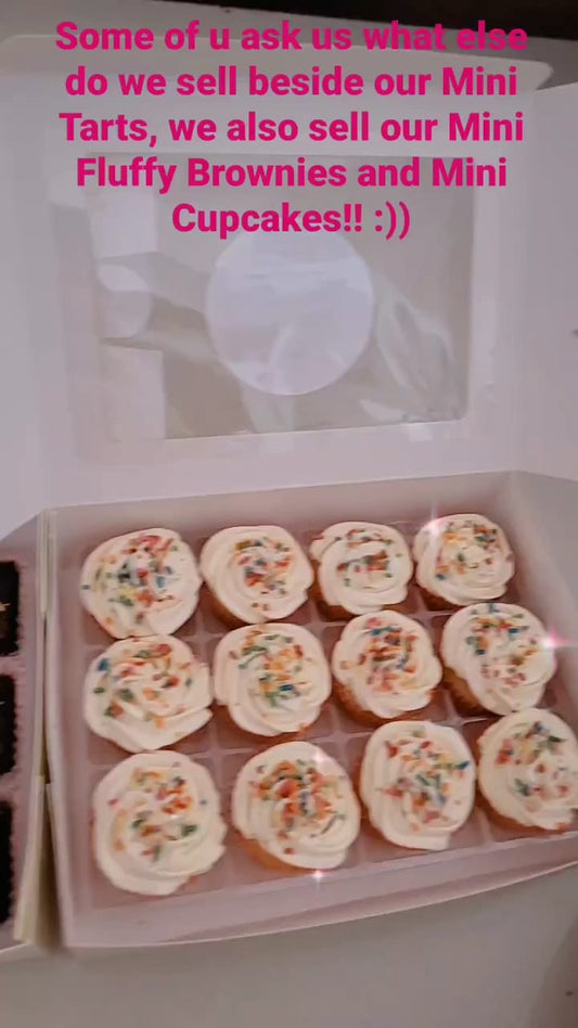 Mini Vanilla Cupcakes (12pcs) (Original/Oreo)