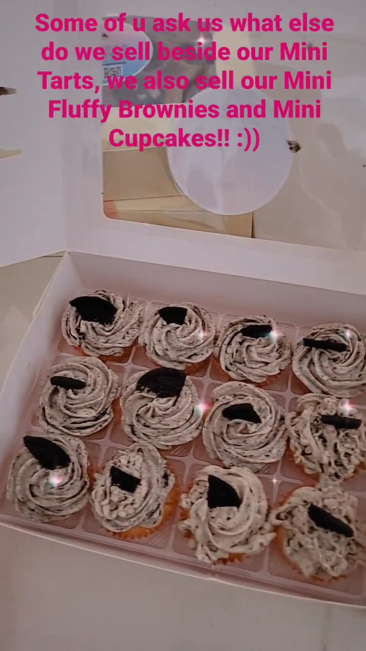 Mini Vanilla Cupcakes (24pcs) (Original/Oreo)